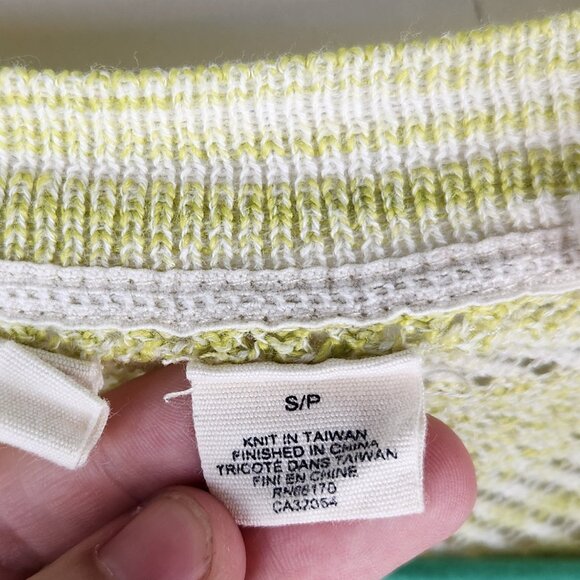 Anthropologie Moth V-Neck Loose Knit Back Raglan Sleeve Sweater sz S - Picture 9 of 11